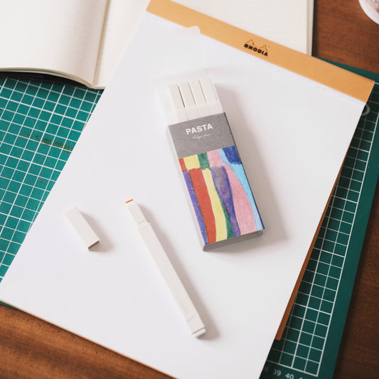 KOKUYO Pasta Marker Pens - 5 Pack (Fluorescent)