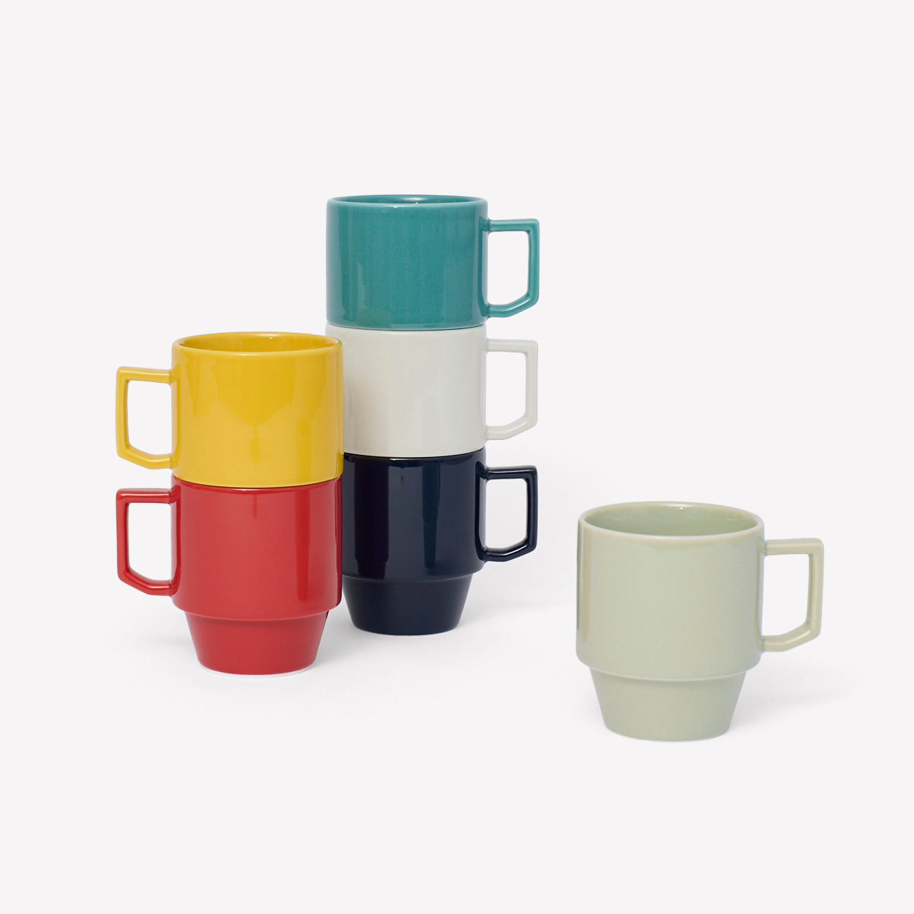HASAMI Block Mug 300ml - Navy