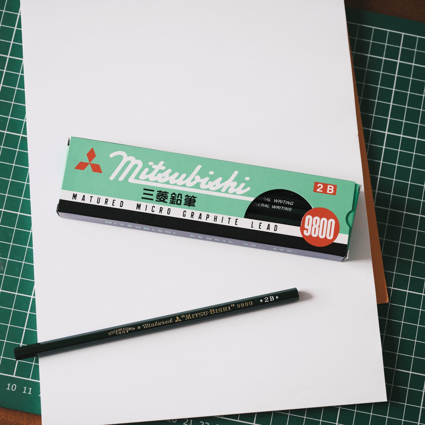 Mitsubishi Pencil - 2B (pack of 12)