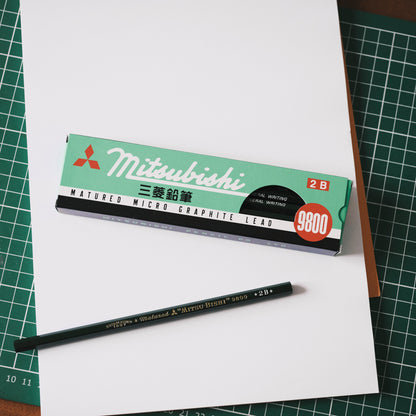 Mitsubishi Pencil - 2B (pack of 12)