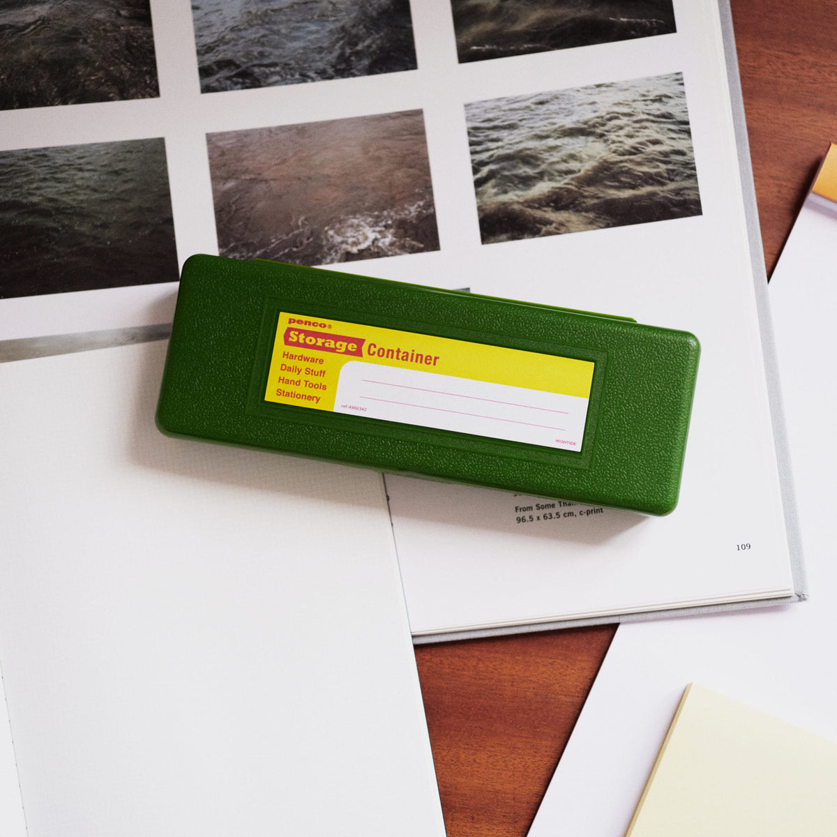Penco Storage Container Pen Case - Olive Green