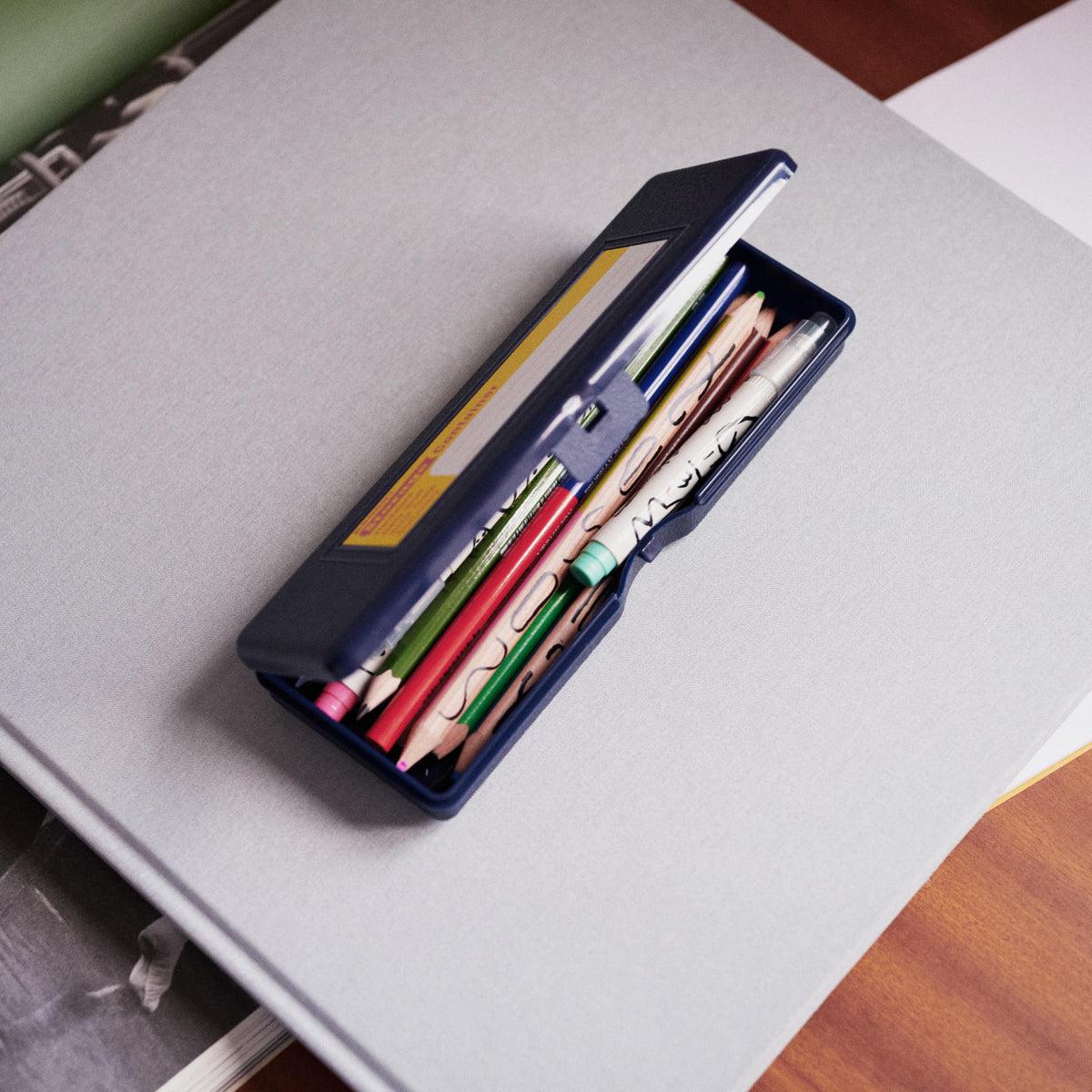 Penco Storage Container Pen Case - Navy
