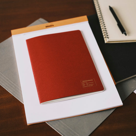 Kleid Notes A5 2mm Grid - Red