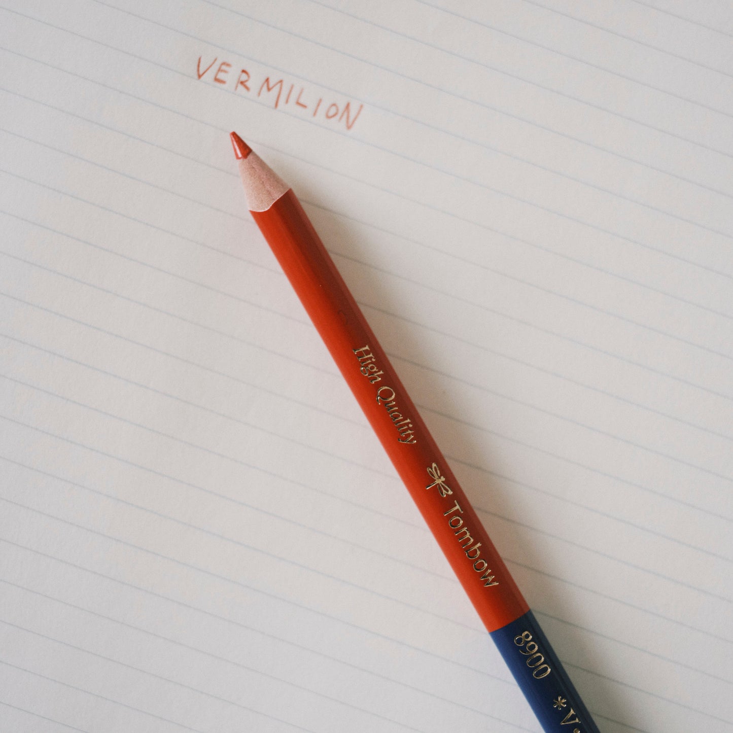 Tombow Pencil - Vermilion / Prussian Blue