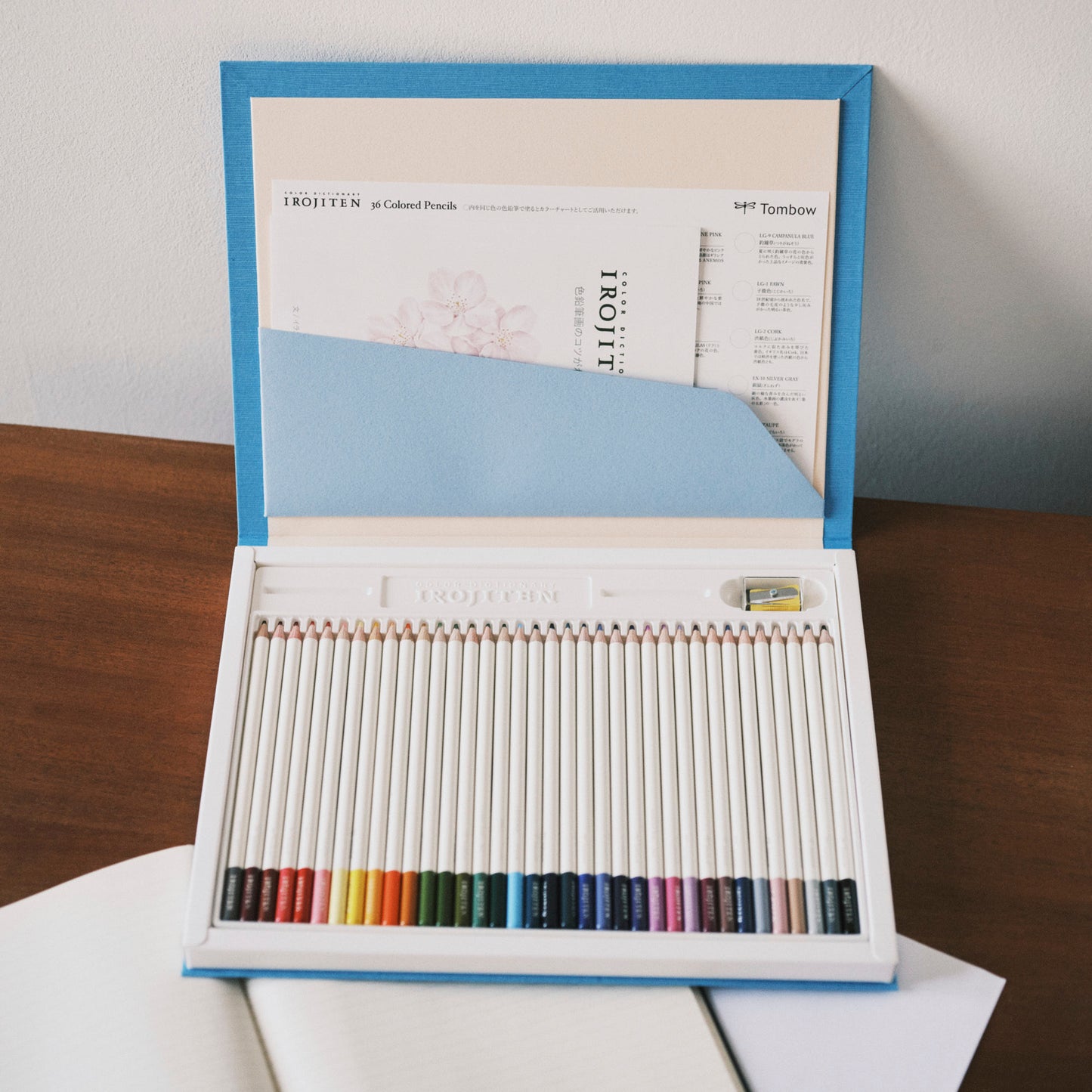 Tombow Irojiten Color Dictionary - 36 Coloured Pencils