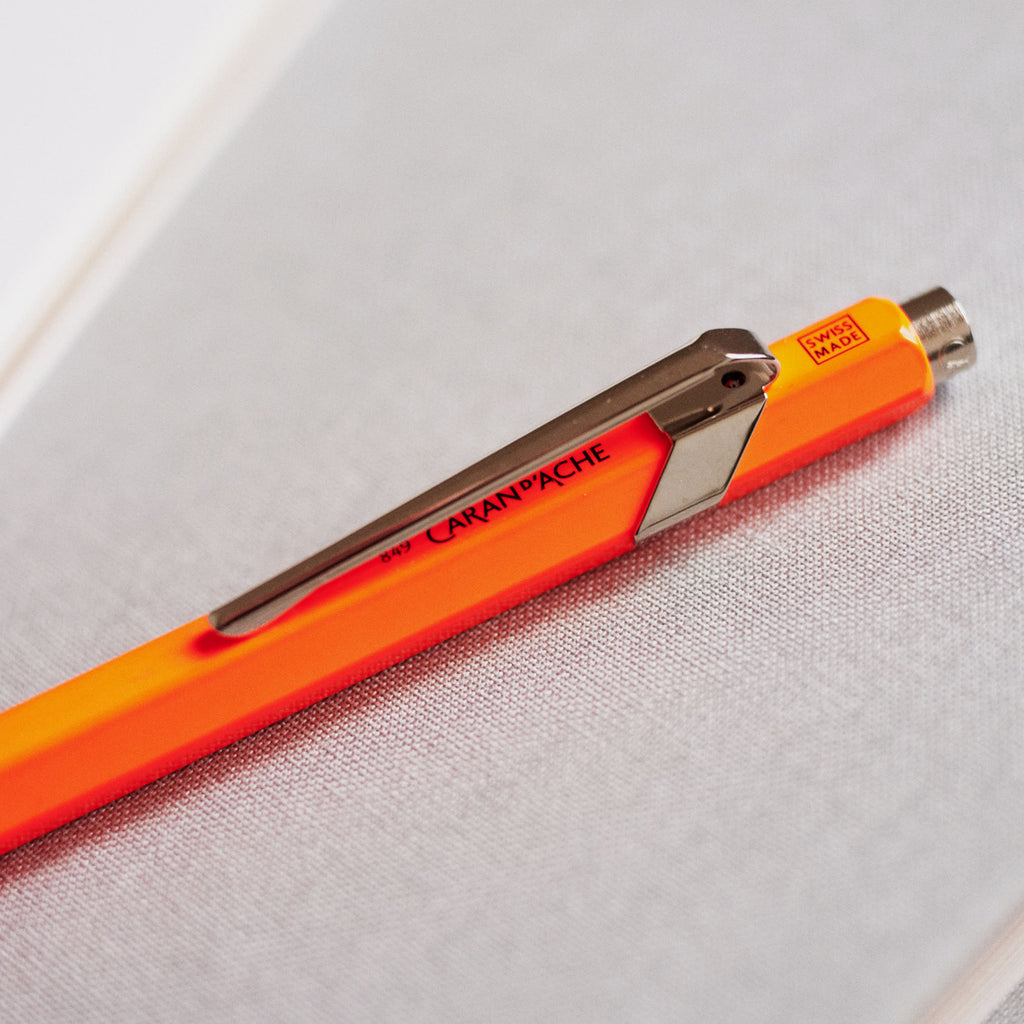 Caran d'Ache 849 Ballpoint Pen - Fluo Orange