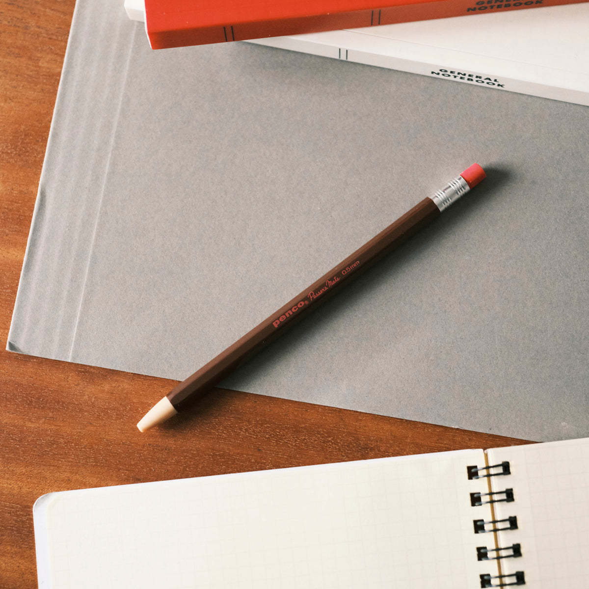 Penco Passers Mate Mechanical Pencil - Brown