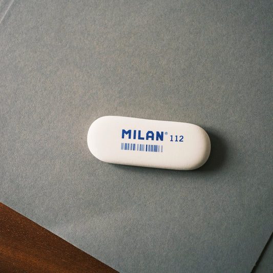 Milan 112 Eraser - White