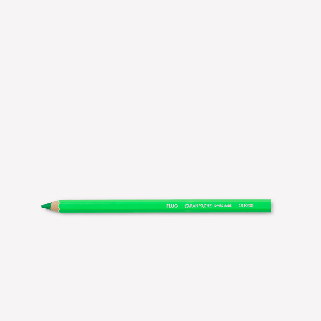 Caran d'Ache Maxi Colour Pencil - Fluo Green