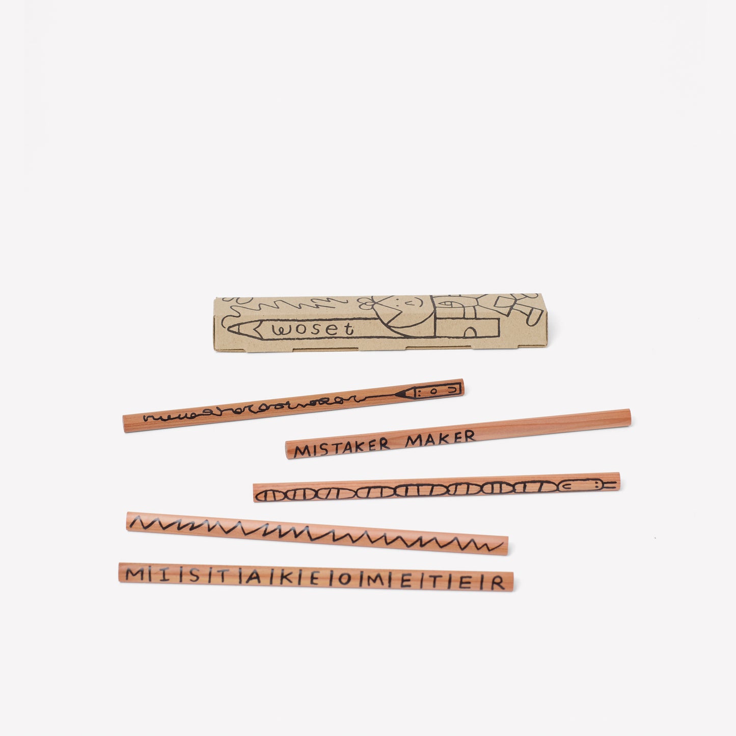 WOSET Greeba's Mistaker Maker Pencils (pack of 5)