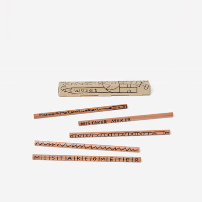 WOSET Greeba's Mistaker Maker Pencils (pack of 5)