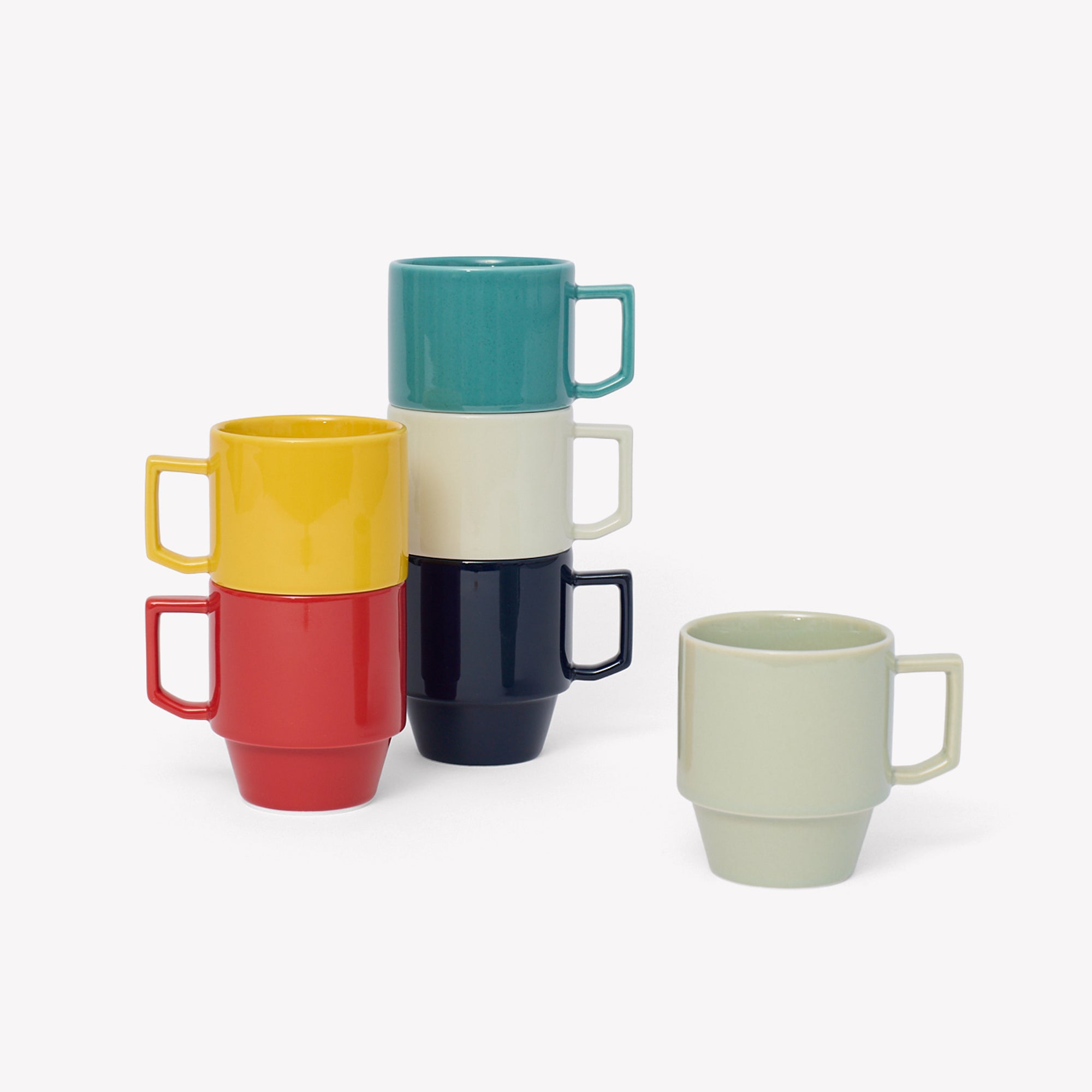 HASAMI Block Mug 300ml - Mustard
