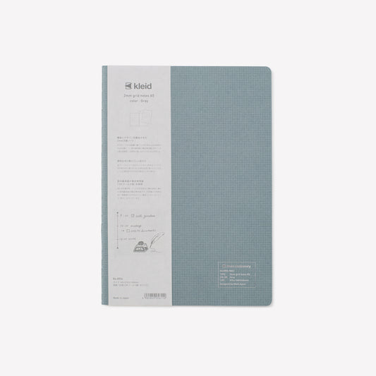 Kleid Notes A5 2mm Grid - Grey