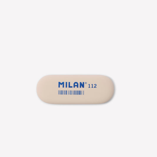 Milan 112 Eraser - White