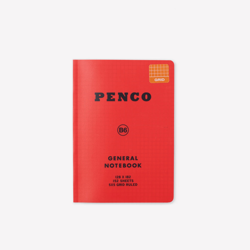 Penco Soft Notepad B6 - Red