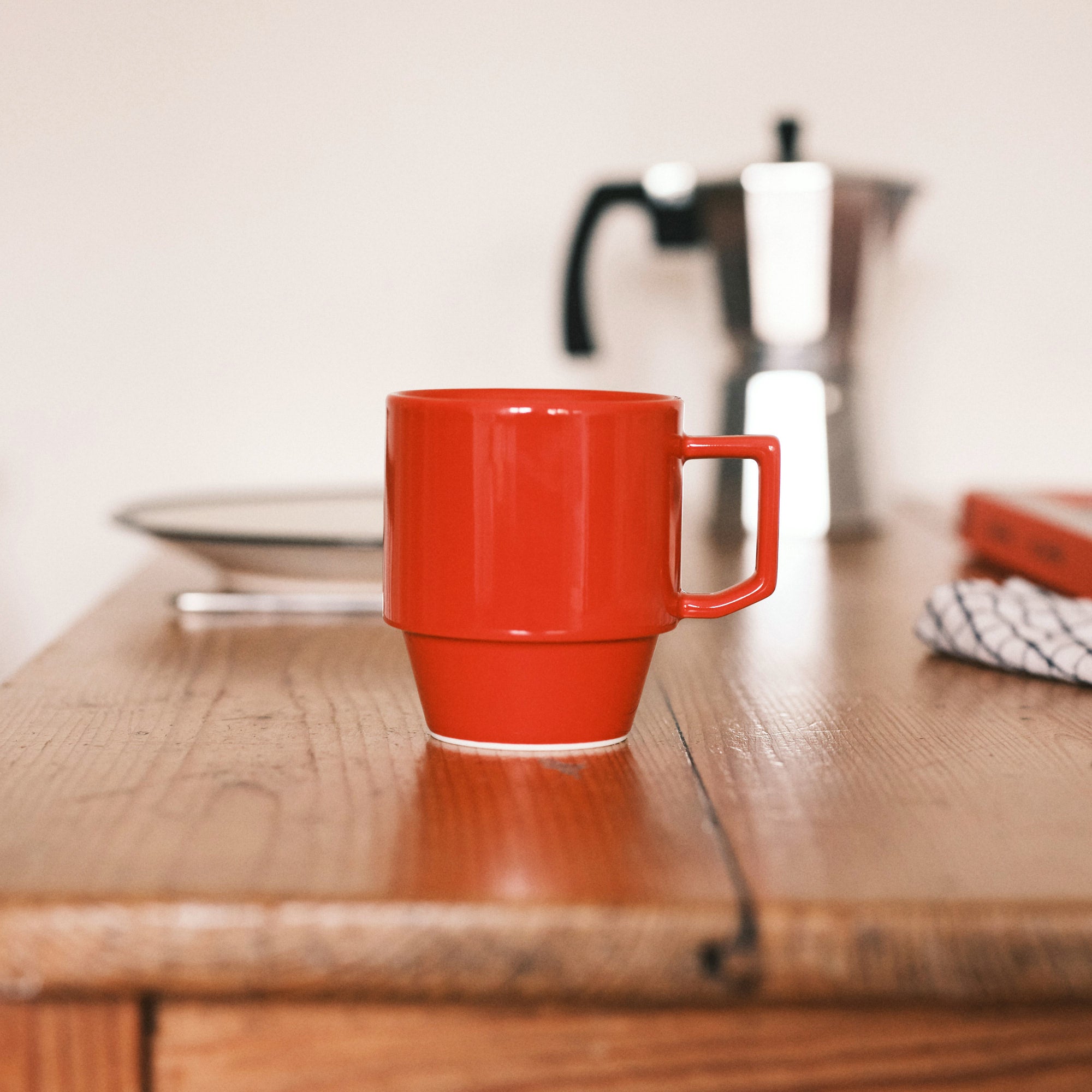 HASAMI Block Mug 300ml - Red